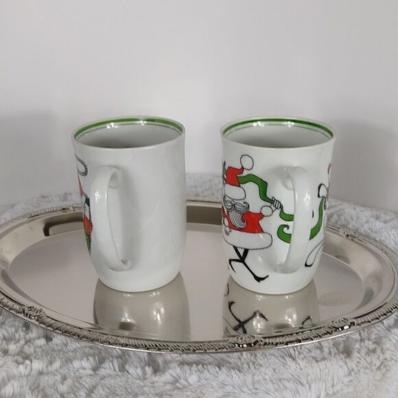 2 Fitz & Floyd Christmas Mugs - Picture 4 of 6